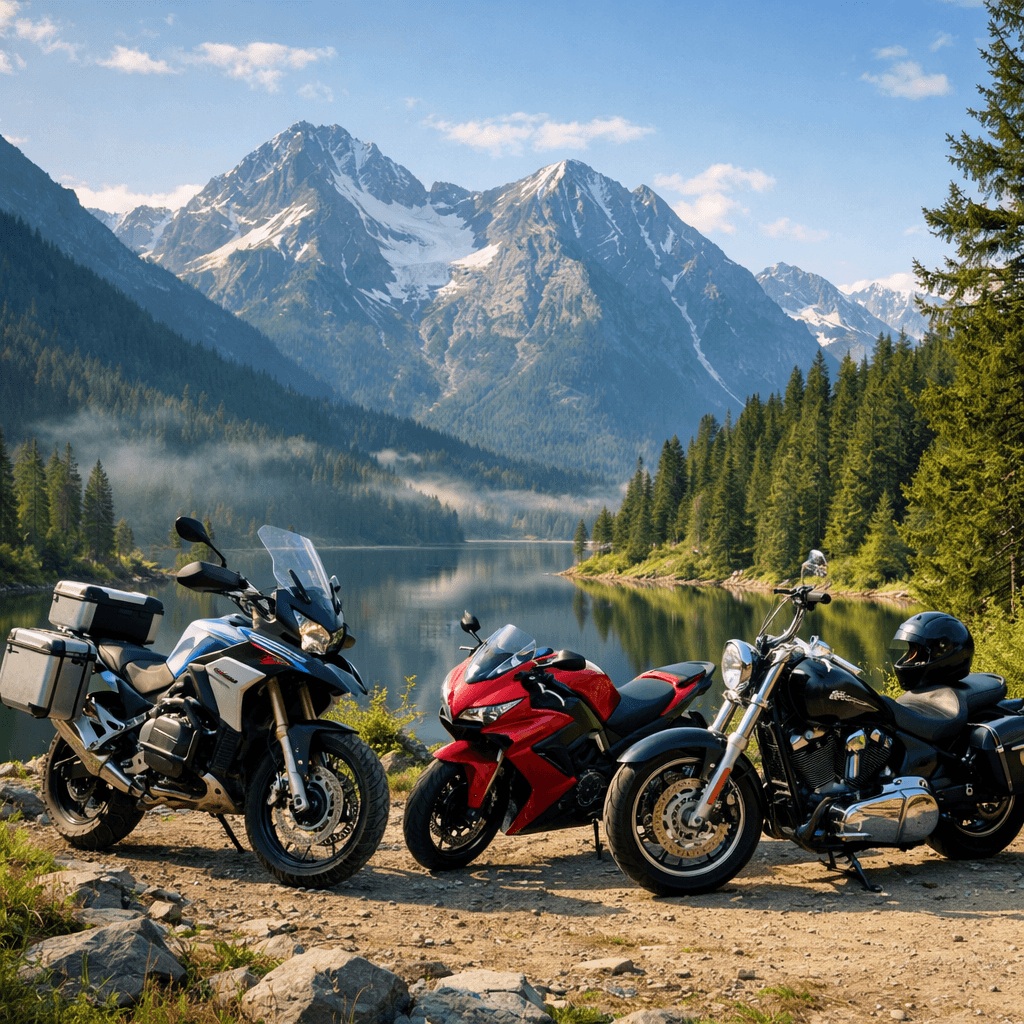 What are the key differences between the latest flagship touring models from BMW and Honda released for the 2026 season?